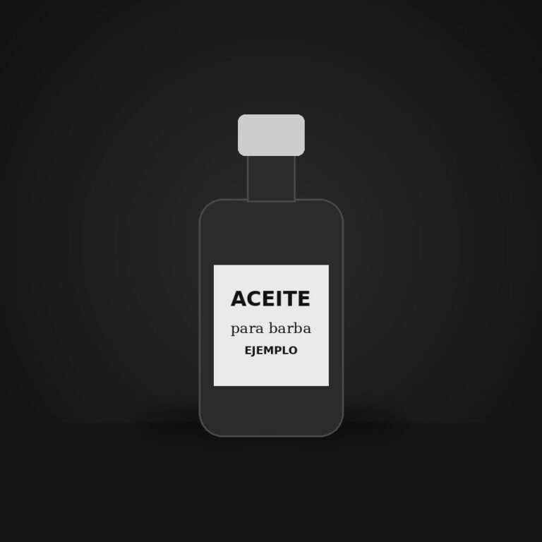 Aceite para barba (ejemplo)